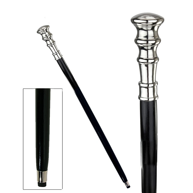 Design Toscano Empress Collection: Dapper Dan Solid Hardwood Walking Stick, Cherry - Image 2